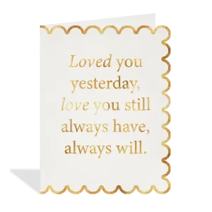 Always Will Anniversary Card