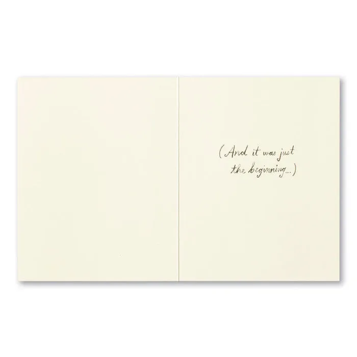 And They Lived Happily Ever After - Wedding Greeting Card