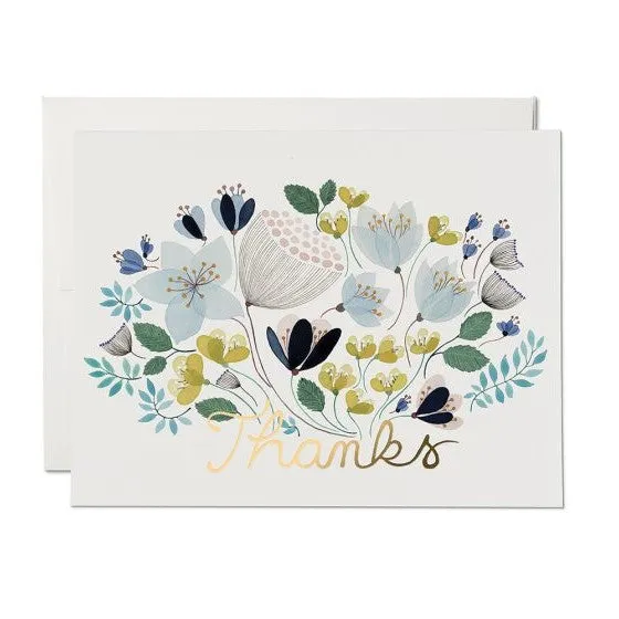 April Bouquet Thank You Card
