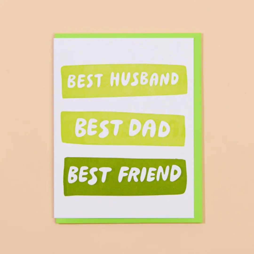 Best Husband/Dad/Friend Card