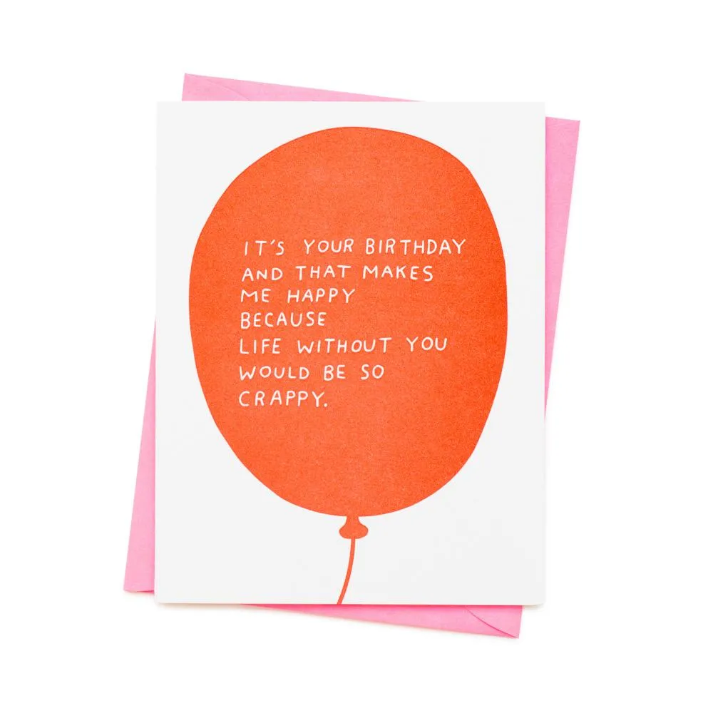 Birthday Balloon Card