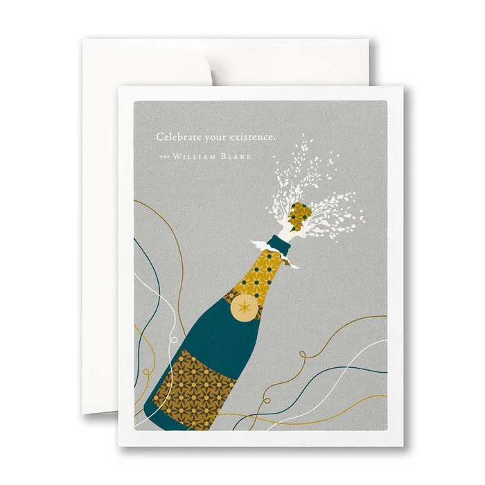 Birthday Card - “Celebrate your existence.” —William Blake