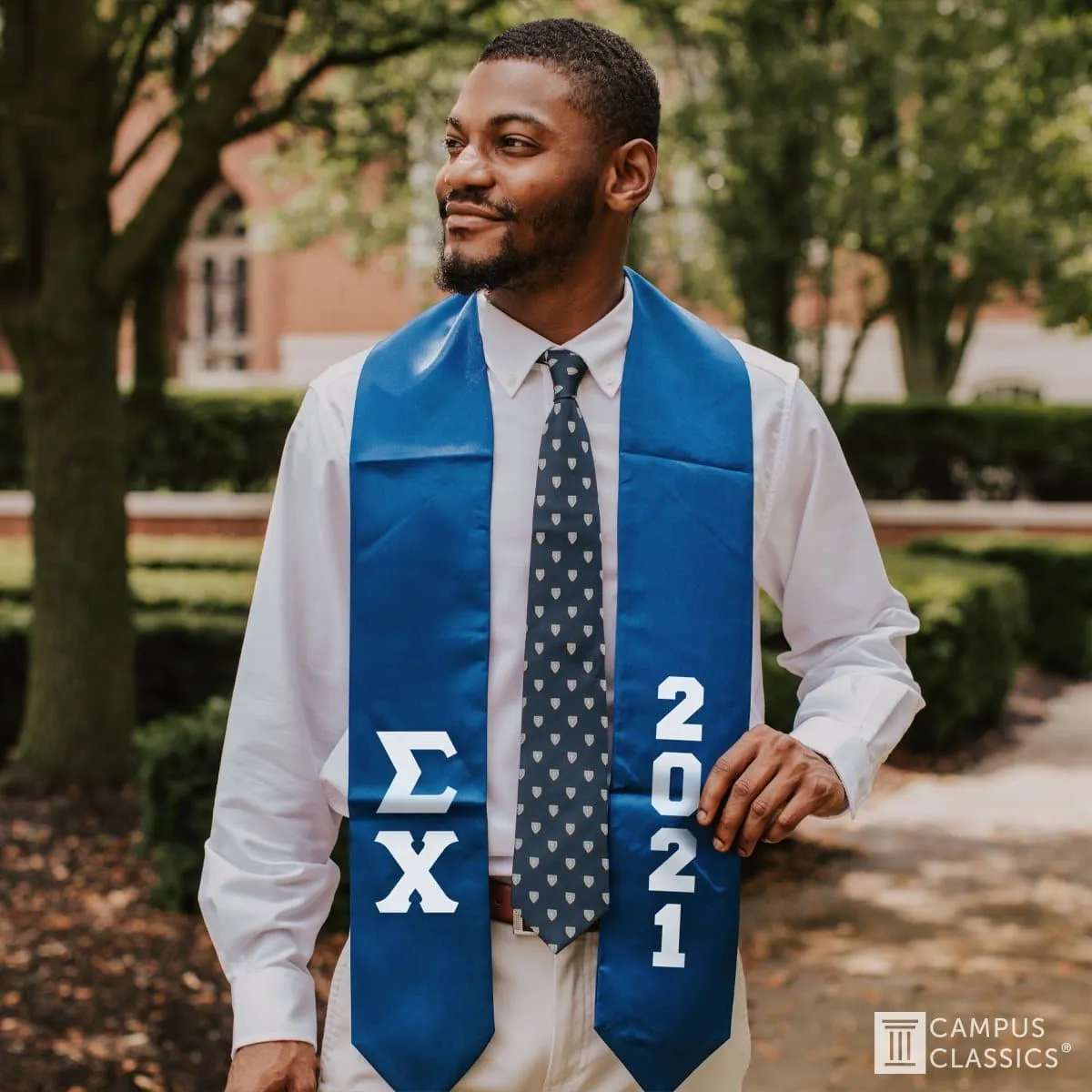 Chi Phi Pick Your Own Colors Graduation Stole