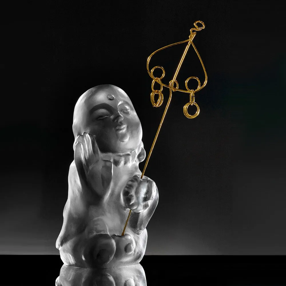 Crystal Buddha, Ksitigarbha Bodhisattva, Joyous and Worry-Free-I Am Not Afraid