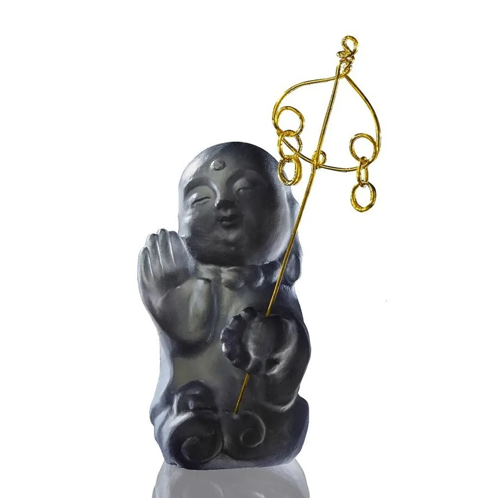 Crystal Buddha, Ksitigarbha Bodhisattva, Joyous and Worry-Free-I Am Not Afraid