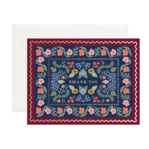 Delphine Thank You Card