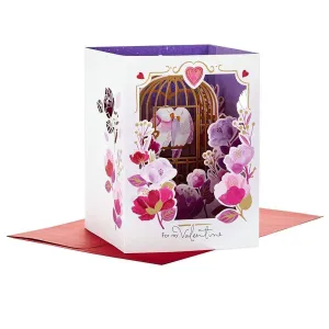 Displayable Pop Up Valentines Day Card (Love Birds Valentine)