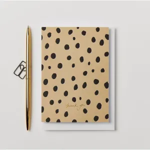 Dot Thank You Card