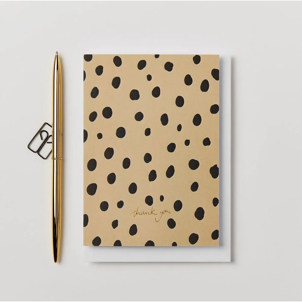 Dot Thank You Card