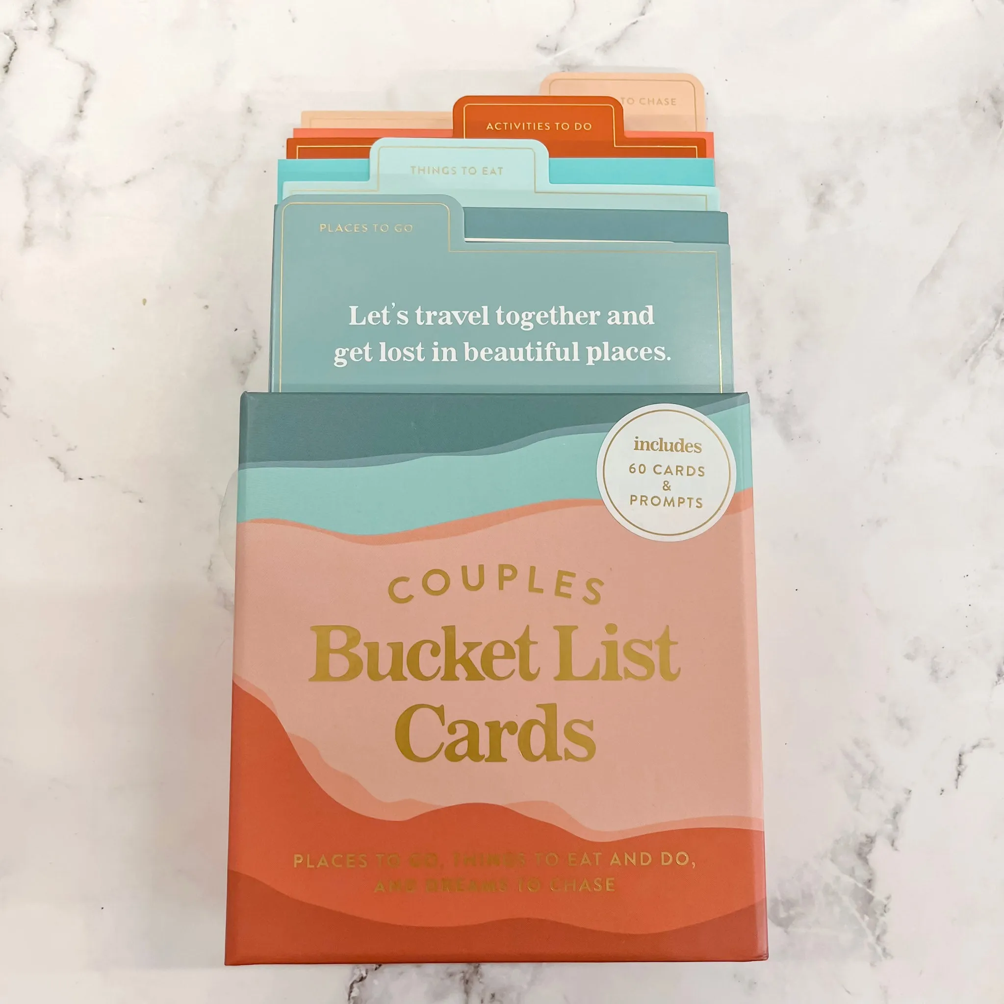 Eccolo Couples Bucket List Cards Box Set