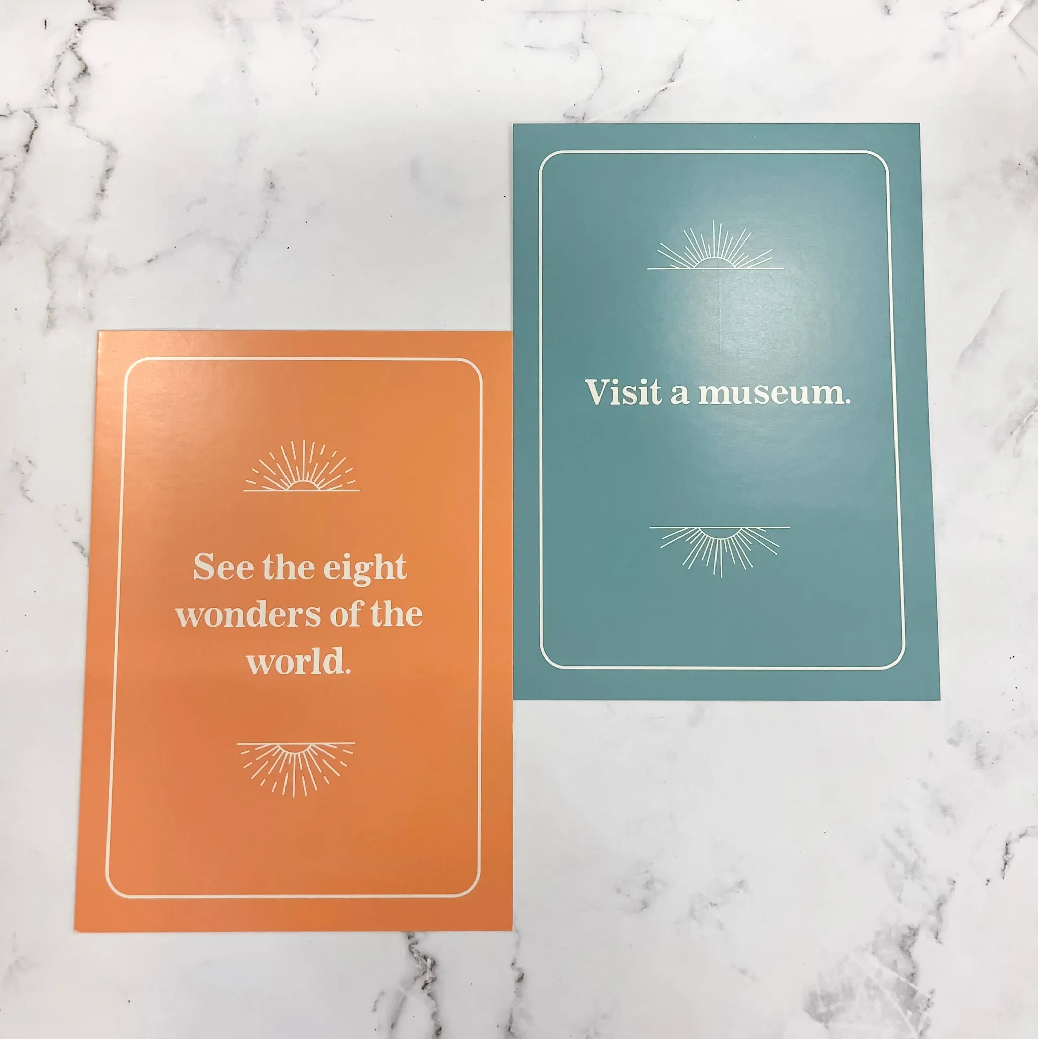 Eccolo Couples Bucket List Cards Box Set