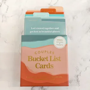 Eccolo Couples Bucket List Cards Box Set