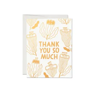 Floral Thanks Card