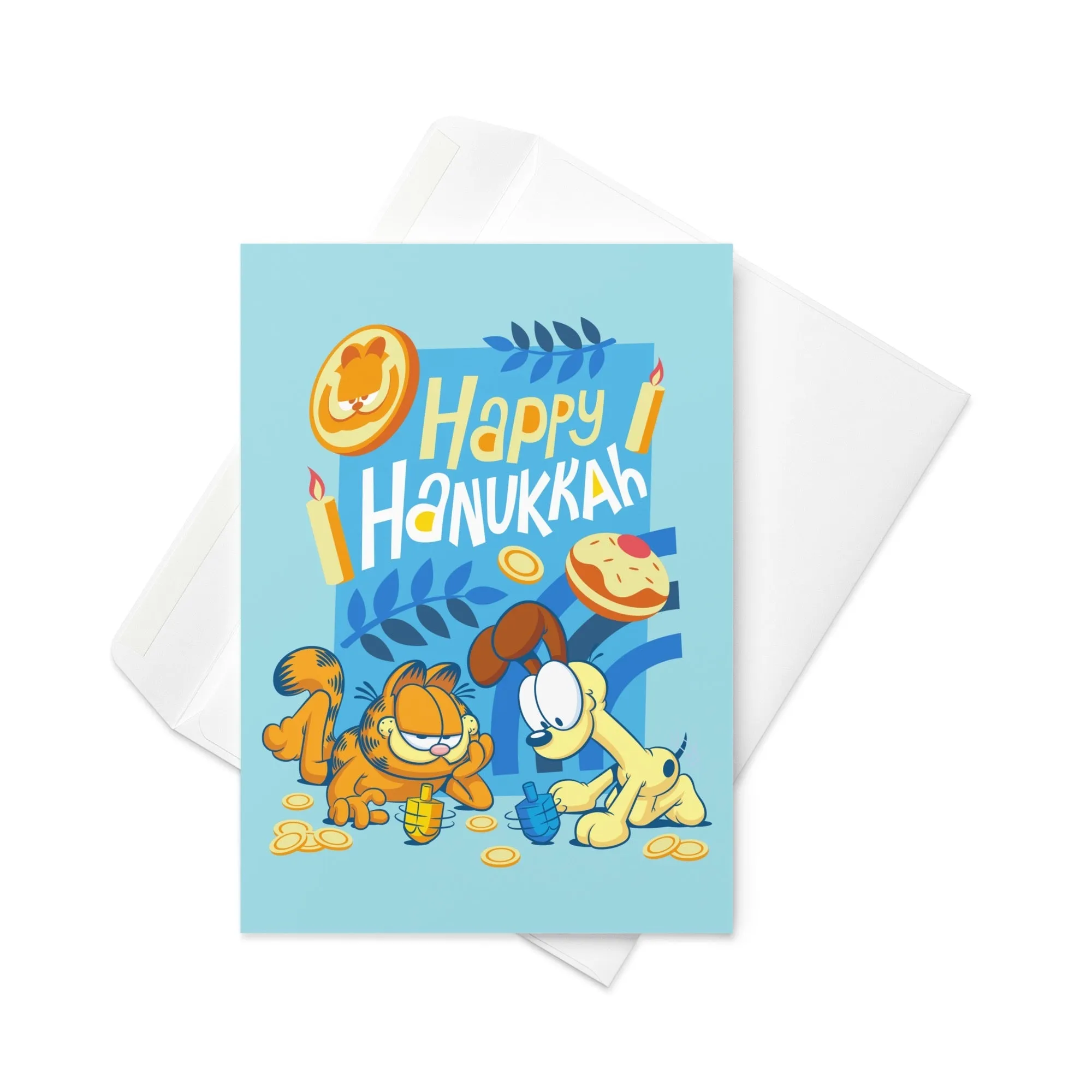 Garfield Hanukkah Greeting Card