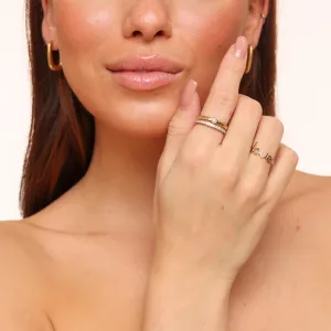 Gouden Love Schakel - Ring
