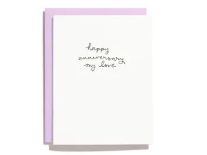 Happy Anniversary My Love Card