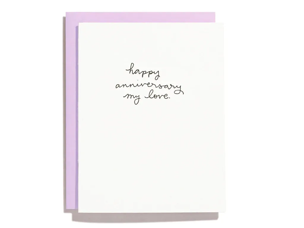 Happy Anniversary My Love Card
