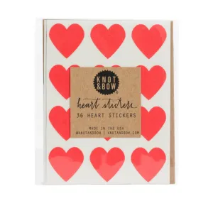 Heart Stickers (Red)