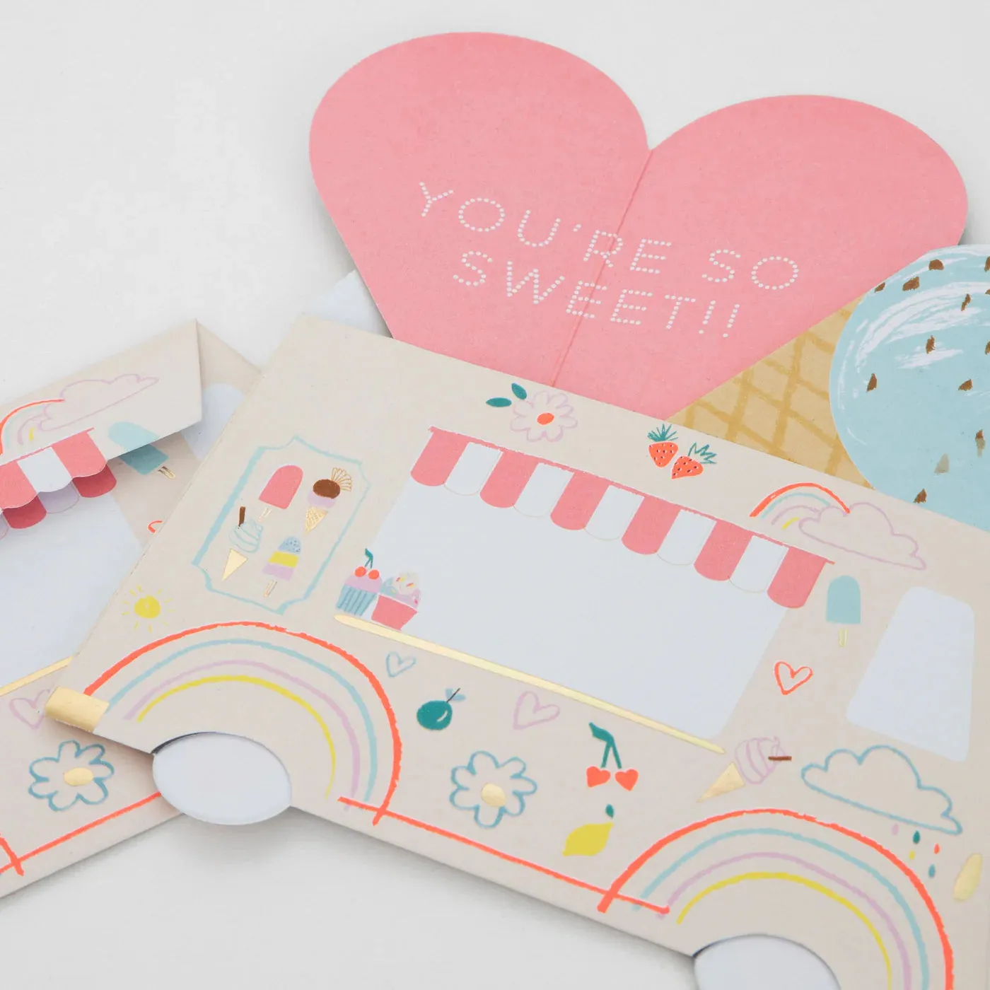 Ice Cream Valentine’s Cards
