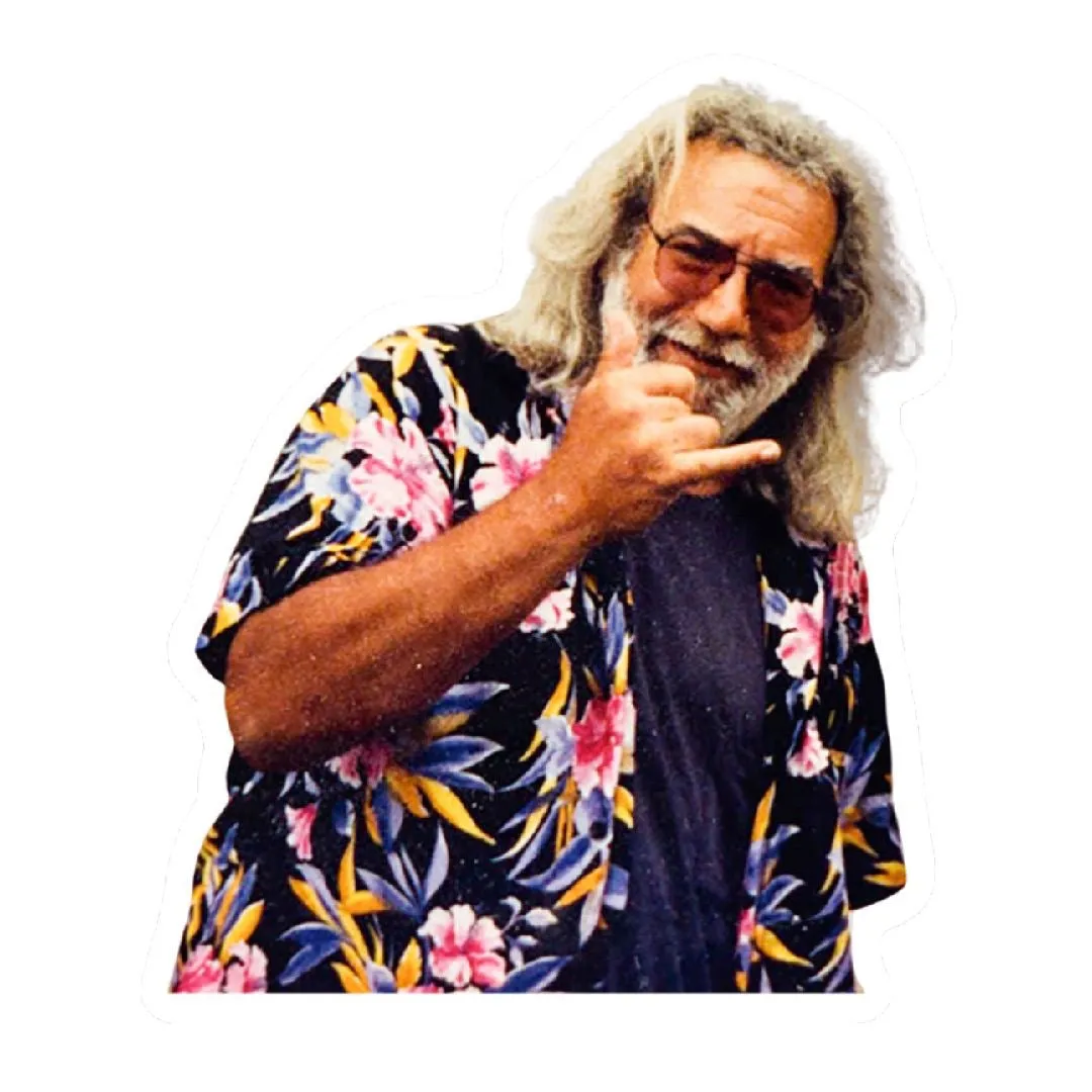 Jerry Garcia Shaka 3” Sticker
