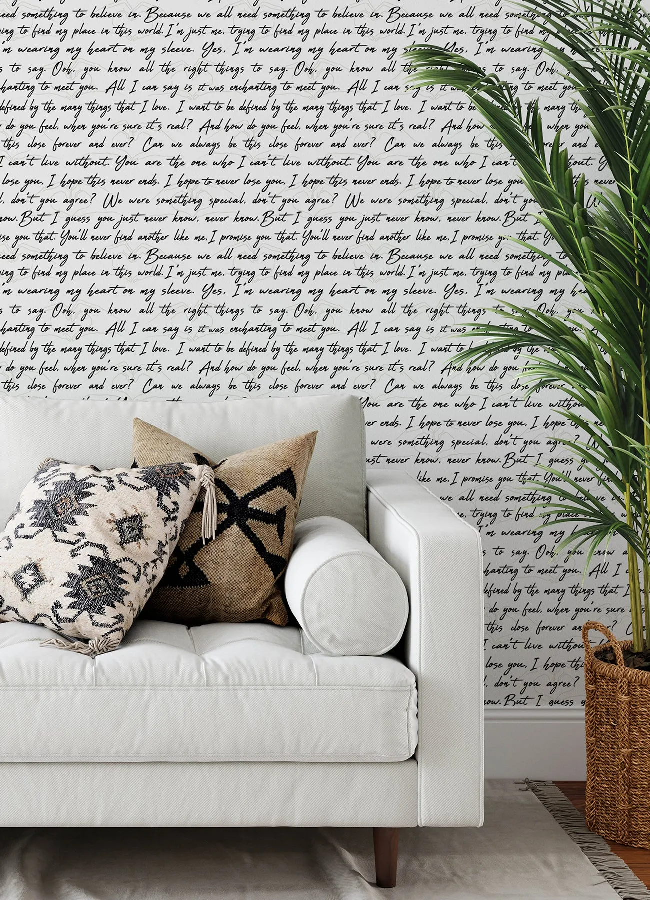 Love Letters Peel & Stick Wallpaper