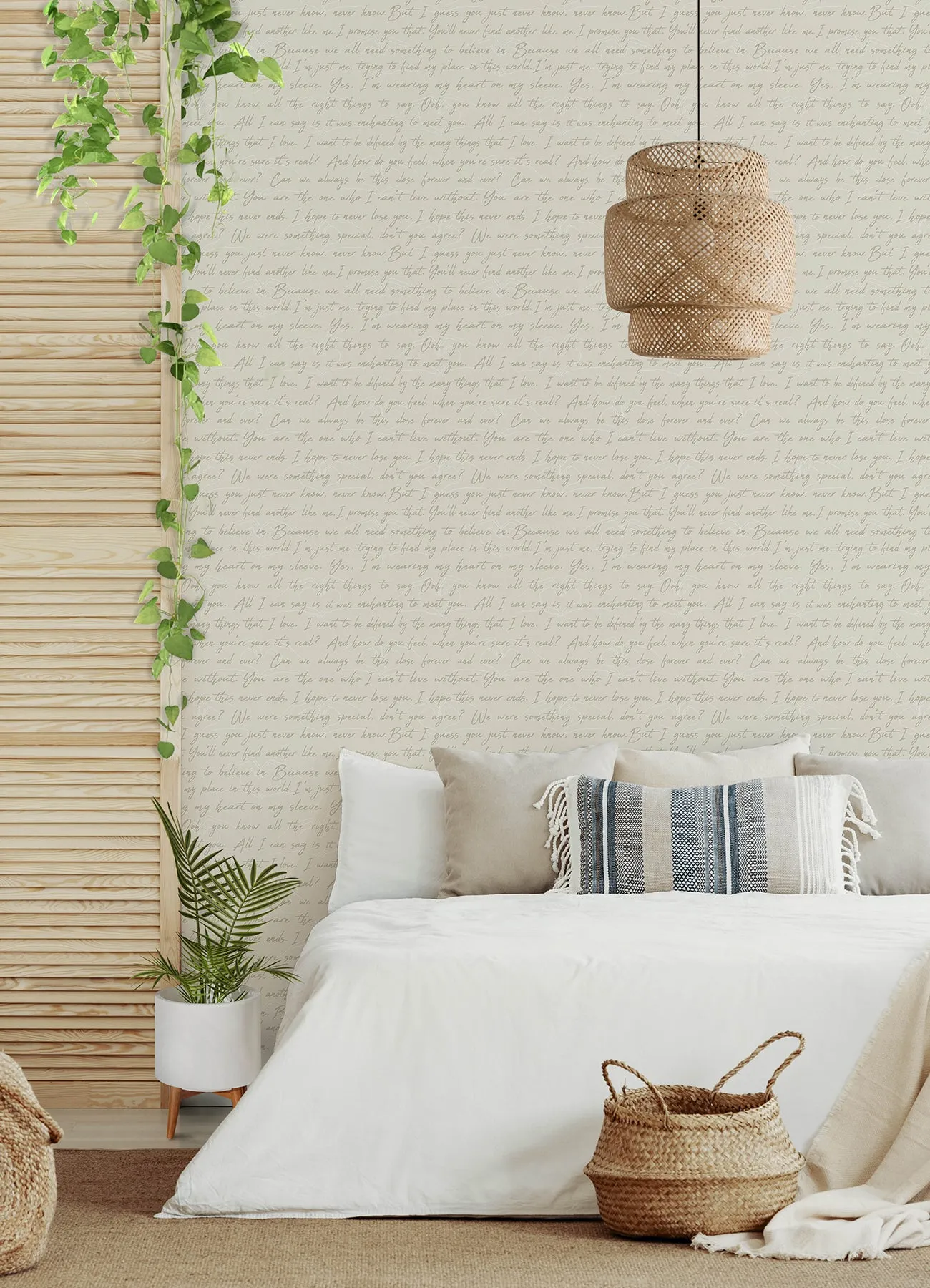 Love Letters Peel & Stick Wallpaper