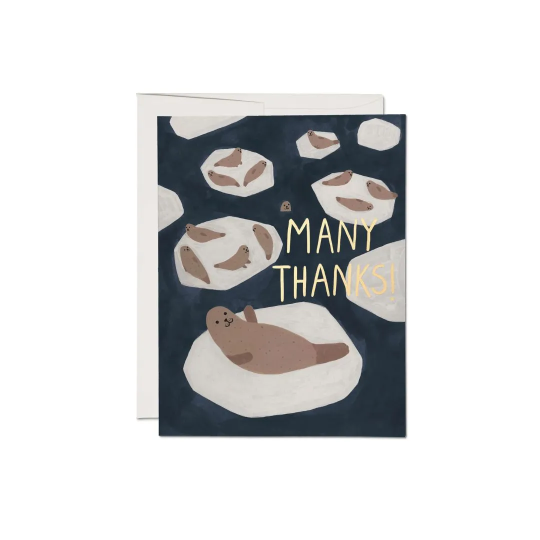 Many Thanks Seal Card