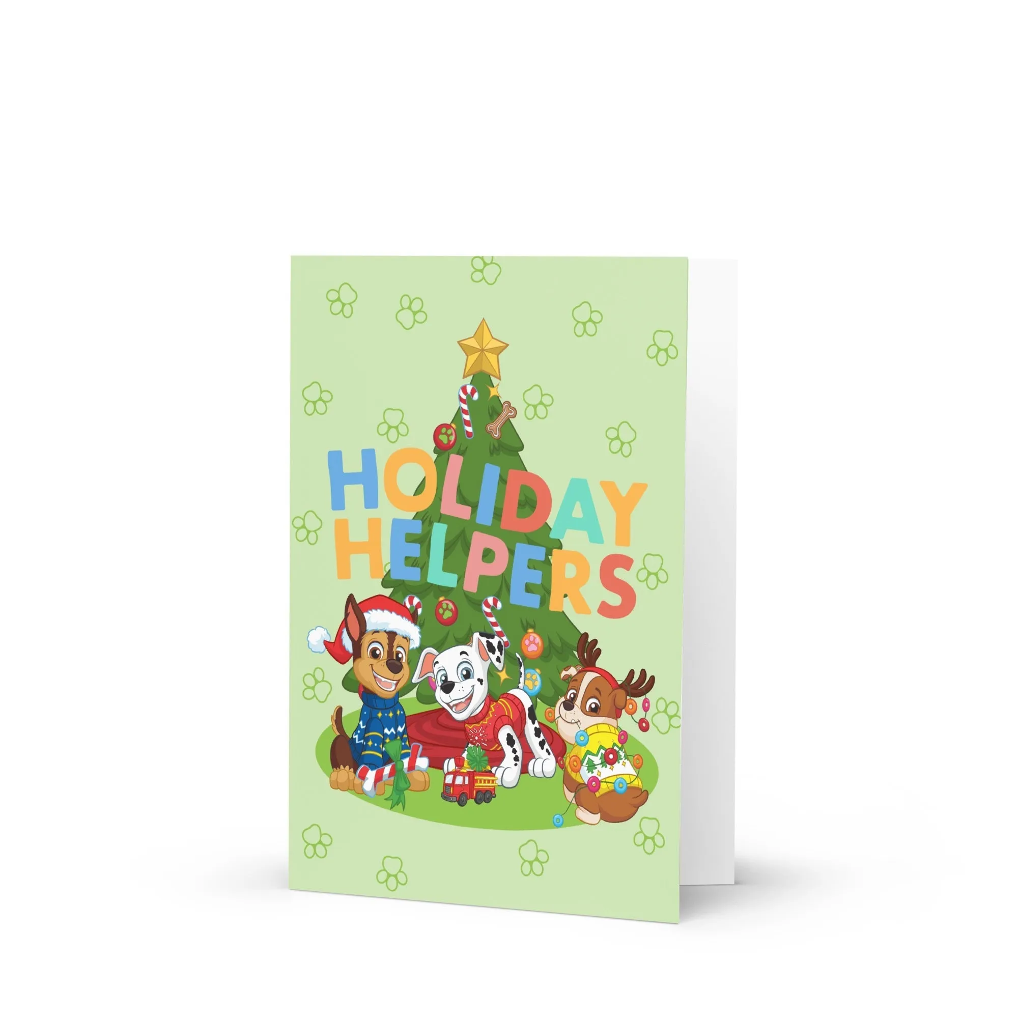 Paw Patrol Christmas Greeting Card