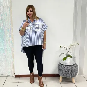 Plus Lines & letters Top