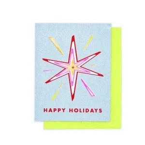 "Happy Holidays" Star Card | Boxed Set of 8