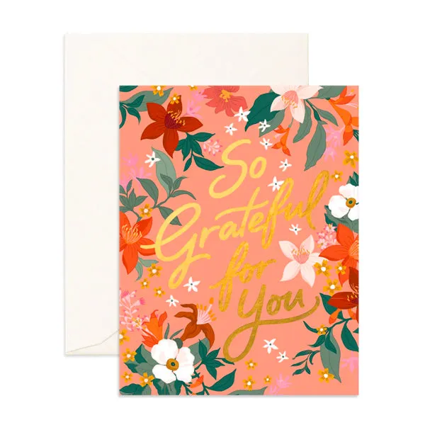 So Grateful Bohemia Card