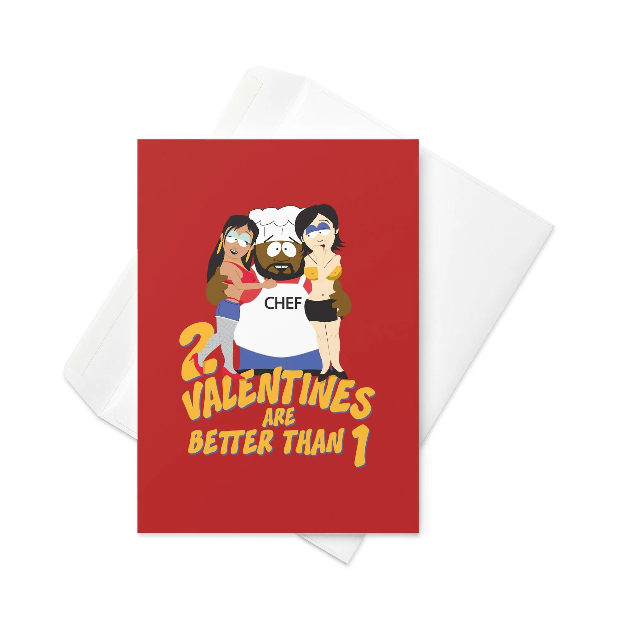 South Park 2 Valentine's Is Better Than 1 Greeting card