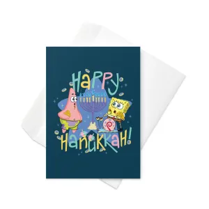 SpongeBob Hanukkah Greeting Card