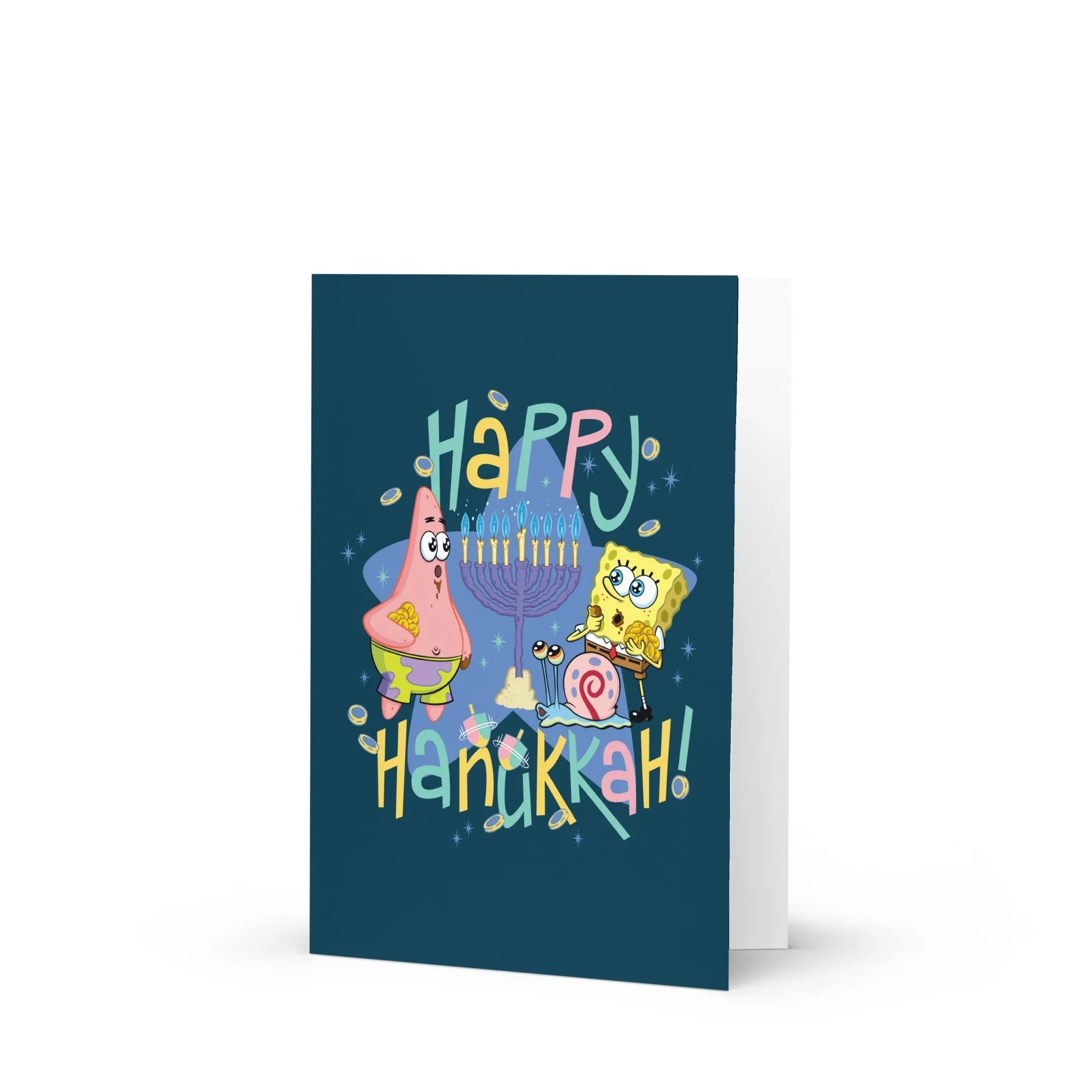 SpongeBob Hanukkah Greeting Card