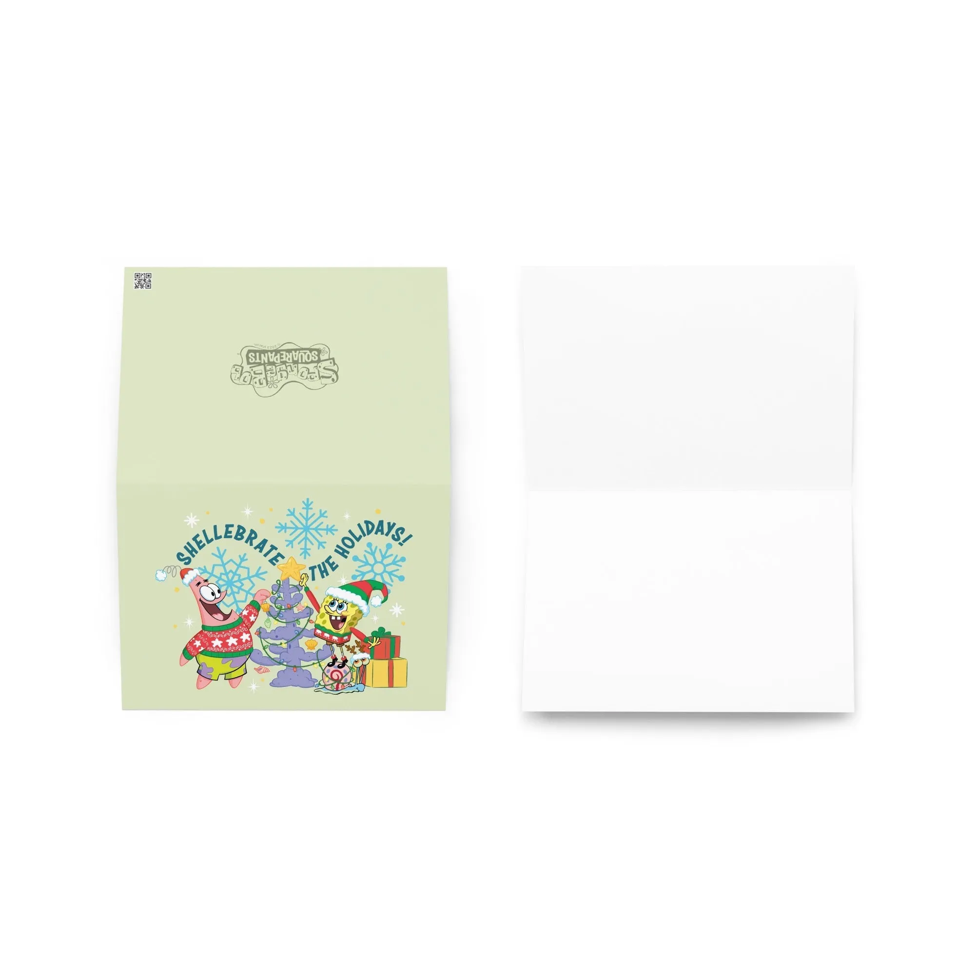 SpongeBob Shellebrate the Holidays Greeting Card