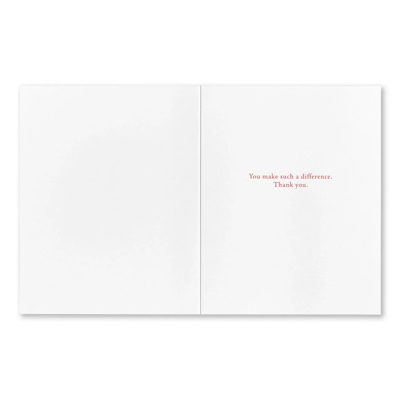 Thank You Card - “...EVERYTHING COUNTS… EVERYTHING WE DO AND EVERYTHING WE SAY.” —COUNTEE CULLEN
