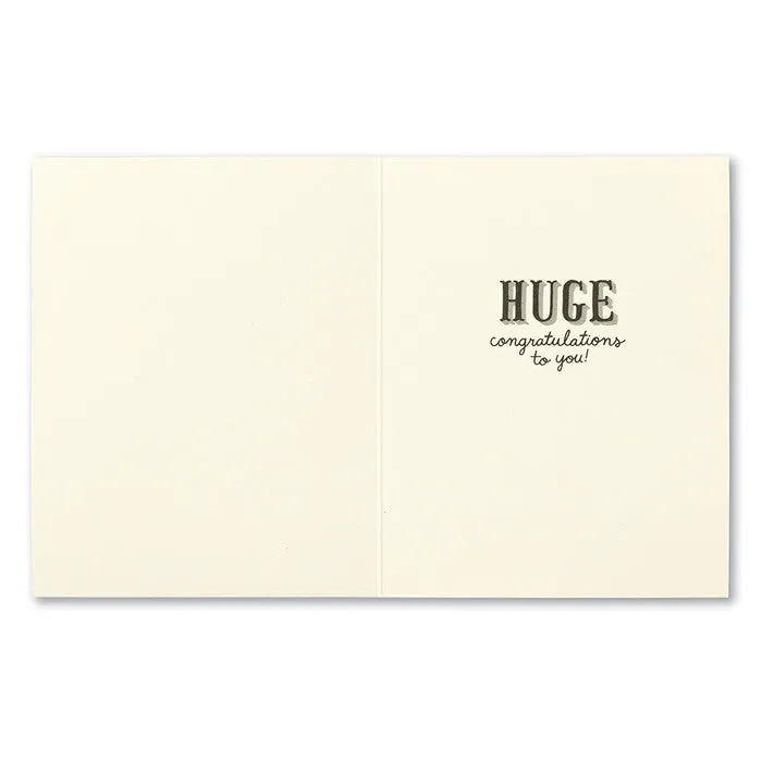 This is major -  Congratulations Card