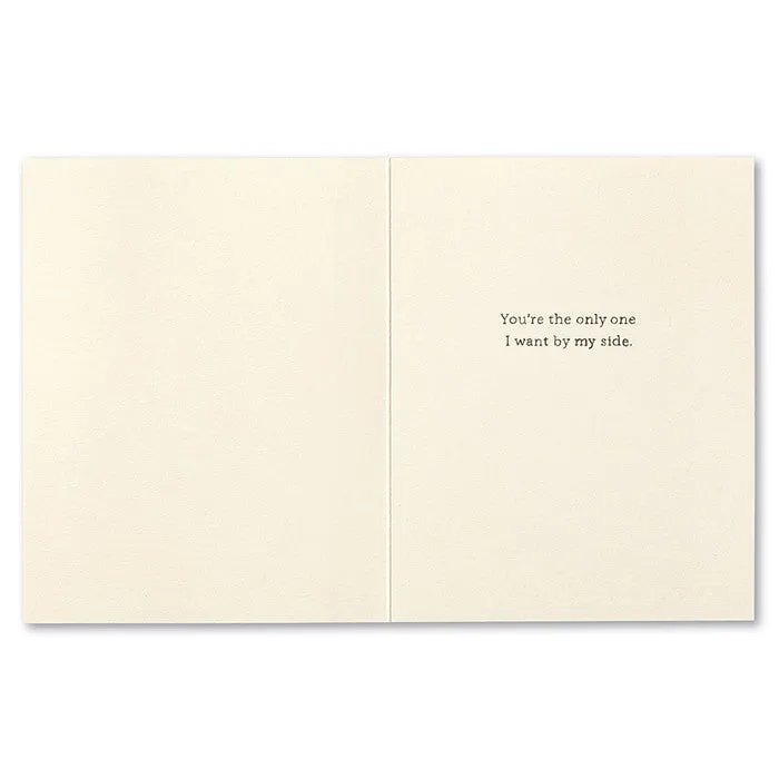 Through ups, downs, and upside-downs… -  Anniversary Card