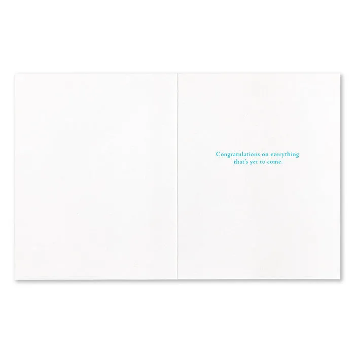 Wedding Shower Card - “Everything in the world began with a yes.” —Clarice Lispector