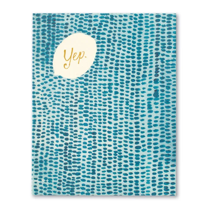 Yep - Anniversary Greeting Card