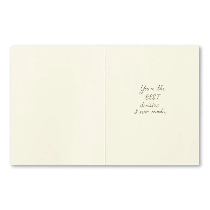 Yep - Anniversary Greeting Card